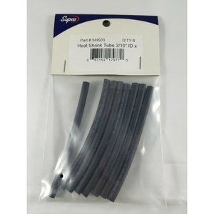 SUPCO Lot of 8 Heat Shrink Tube Tubing 3/16" X 4" Electrical HVAC SHS03